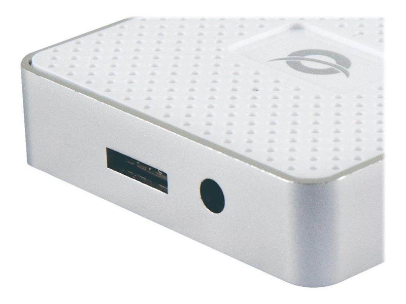 Conceptronics Conceptronic HUBBIES03W - Version 1 - hub - 4 ports USB-Hubs - USB 3.2 - 4 - Weiß