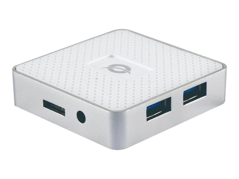 Conceptronics Conceptronic HUBBIES03W - Version 1 - hub - 4 ports USB-Hubs - USB 3.2 - 4 - Weiß