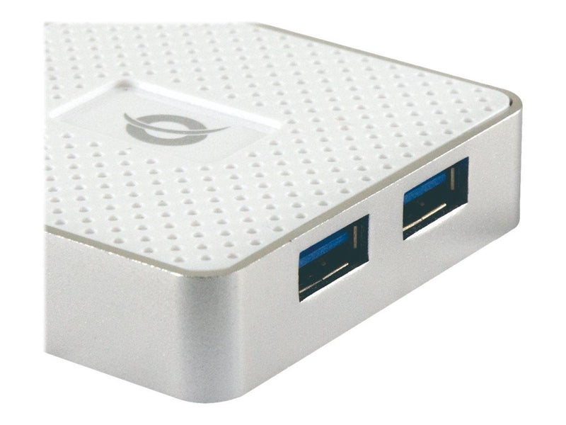 Conceptronics Conceptronic HUBBIES03W - Version 1 - hub - 4 ports USB-Hubs - USB 3.2 - 4 - Weiß