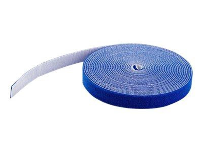 StarTech.com 100ft. Hook and Loop Roll - Blue - Cable Management - hook & loop fastener