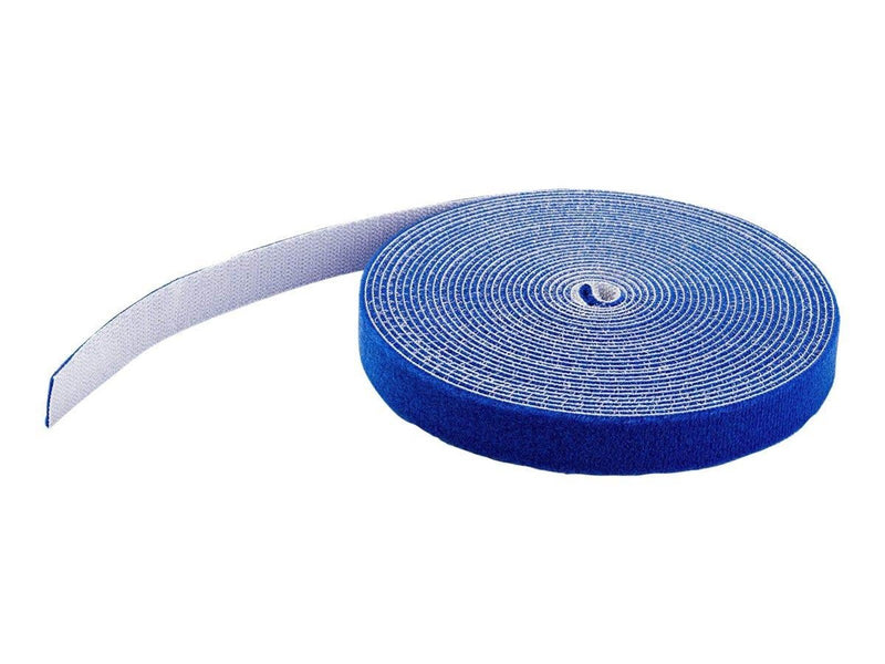 StarTech.com 100ft. Hook and Loop Roll - Blue - Cable Management - hook & loop fastener