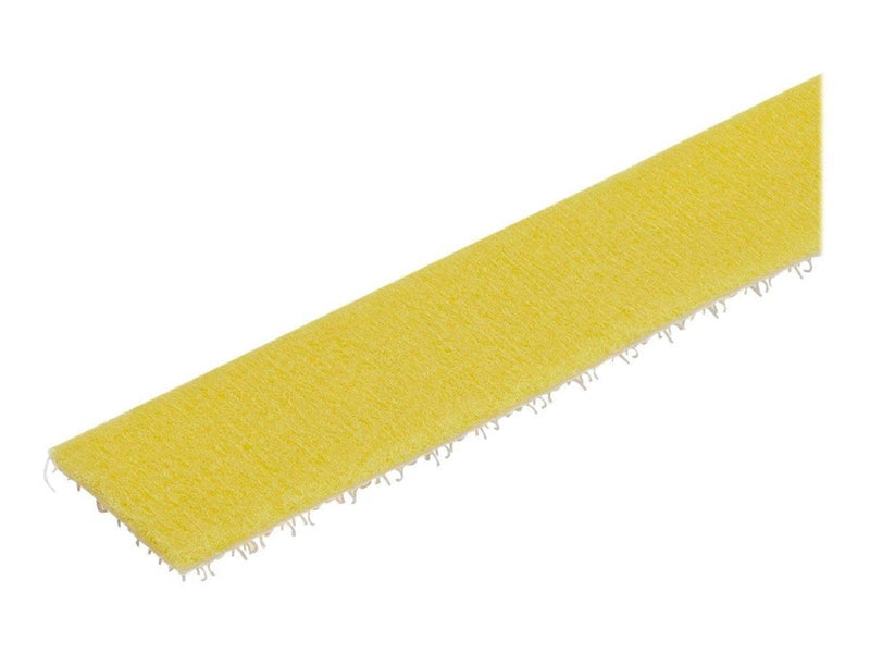 StarTech.com 100ft. Hook and Loop Roll - Yellow - Cable Management - hook & loop fastener