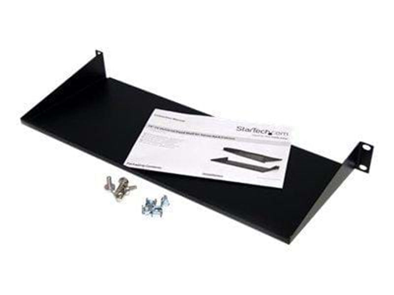 StarTech.com 19" 1U Universal Fixed Server Rack Gehäuse Regal - Regal für Rack