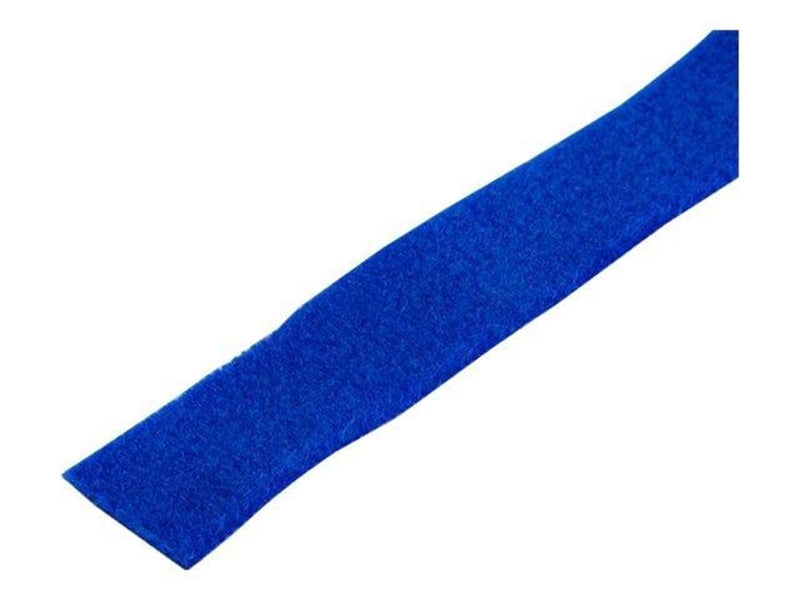 StarTech.com 50ft. Hook and Loop Roll - Blue - Cable Management - hook & loop fastener
