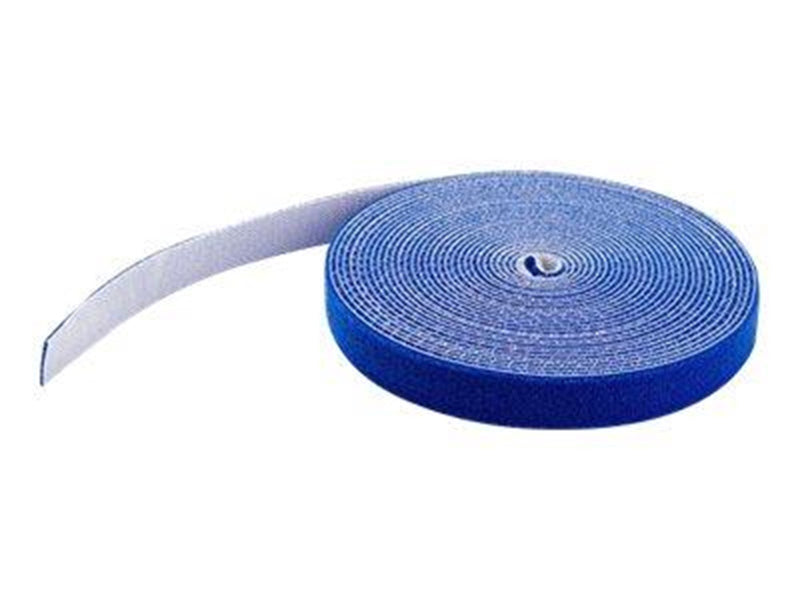 StarTech.com 50ft. Hook and Loop Roll - Blue - Cable Management - hook & loop fastener