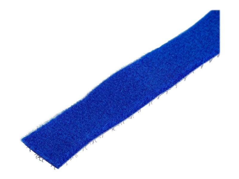 StarTech.com 50ft. Hook and Loop Roll - Blue - Cable Management - hook & loop fastener