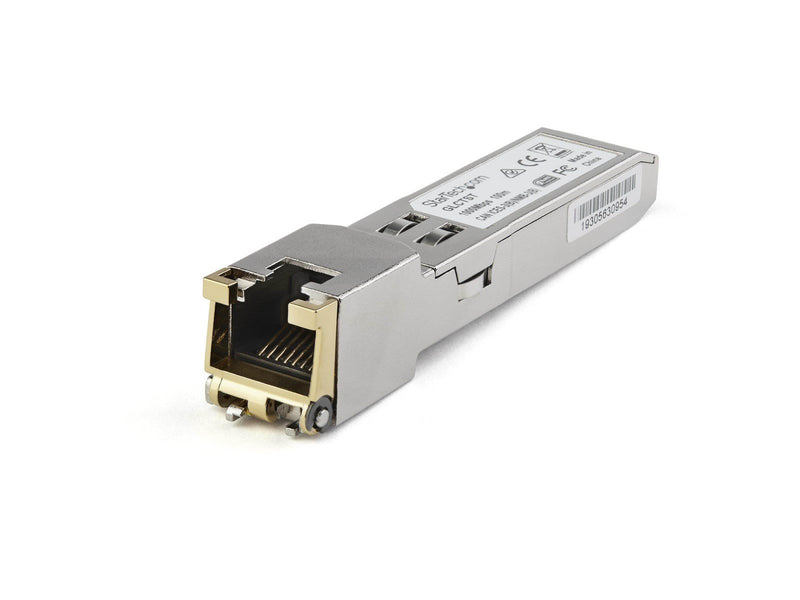 StarTech.com SFP1GEFEETST Juniper SFP-1GE-FE-E-T Compatible SFP Module - 1000BASE-T - SFP to RJ45 Cat6/Cat5e - 1GE Gigabit Ether