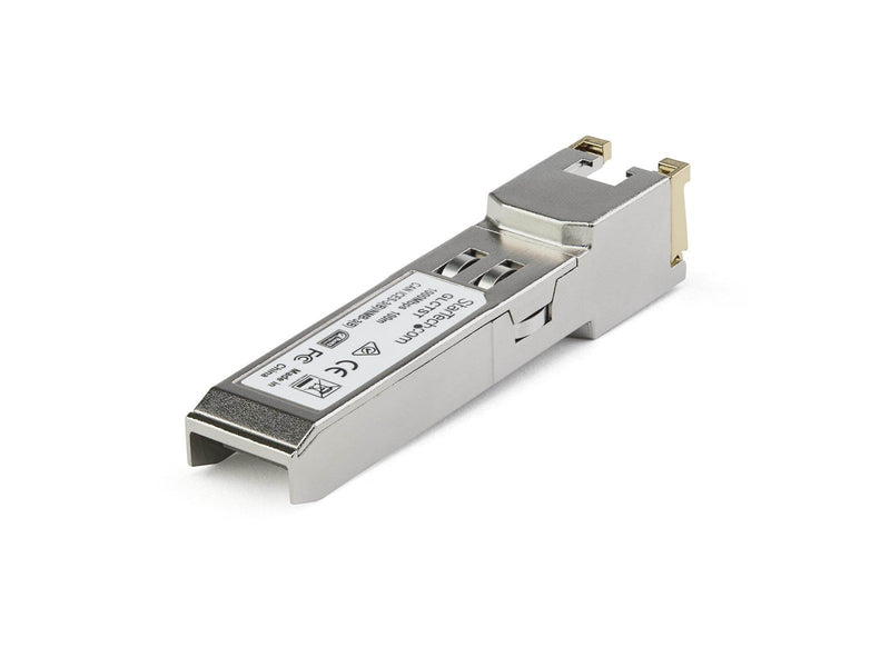 StarTech.com SFP1GEFEETST Juniper SFP-1GE-FE-E-T Compatible SFP Module - 1000BASE-T - SFP to RJ45 Cat6/Cat5e - 1GE Gigabit Ether