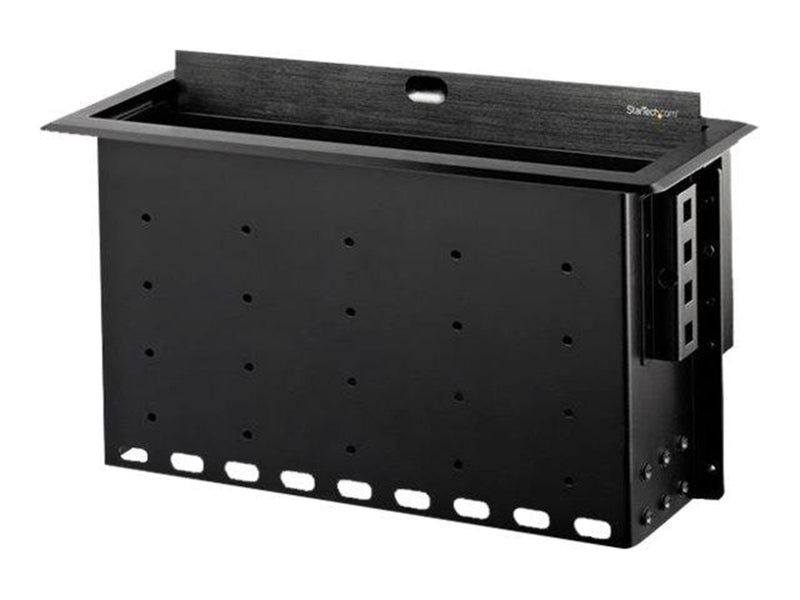 StarTech.com Dual-Module Conference Table Connectivity Box-Customizable - mounting plate