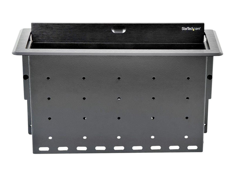 StarTech.com Dual-Module Conference Table Connectivity Box-Customizable - mounting plate