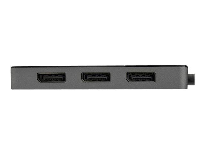StarTech.com Hub Concentrador MST DisplayPort 1.4 de 3 Puertos 4 K - Divisor Splitter - Compatible con Windows - HDR - EDID (MST