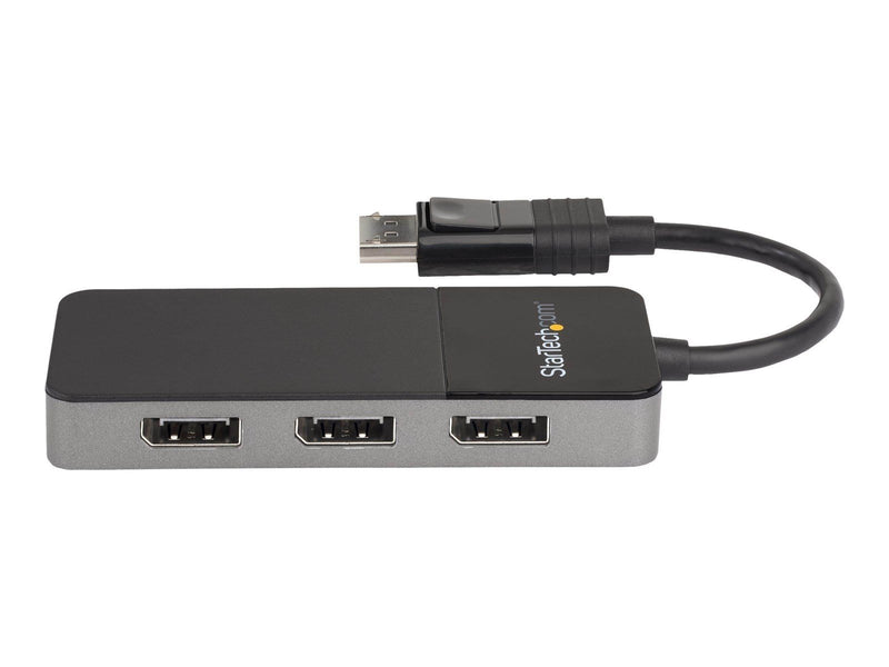 StarTech.com Hub Concentrador MST DisplayPort 1.4 de 3 Puertos 4 K - Divisor Splitter - Compatible con Windows - HDR - EDID (MST