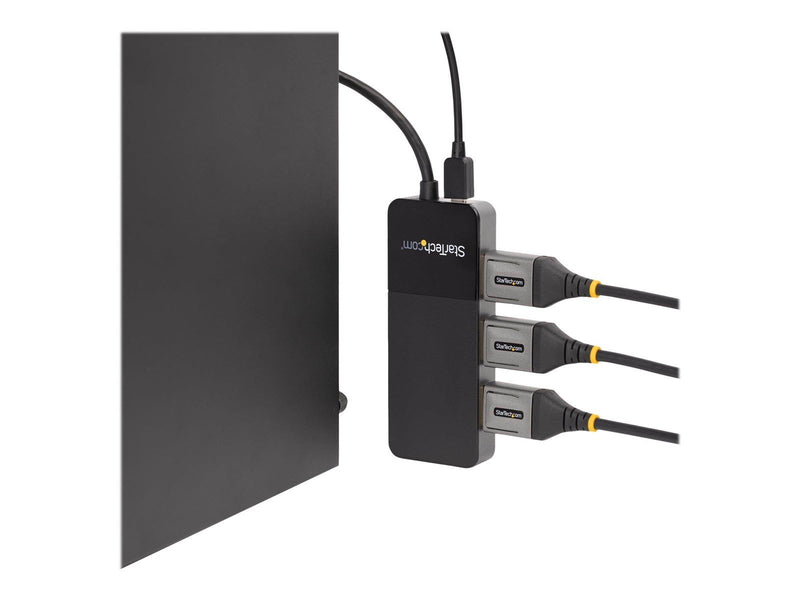 StarTech.com Hub Concentrador MST DisplayPort 1.4 de 3 Puertos 4 K - Divisor Splitter - Compatible con Windows - HDR - EDID (MST