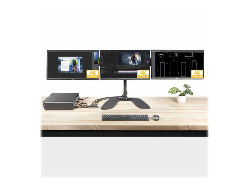 StarTech.com Hub Concentrador MST DisplayPort 1.4 de 3 Puertos 4 K - Divisor Splitter - Compatible con Windows - HDR - EDID (MST