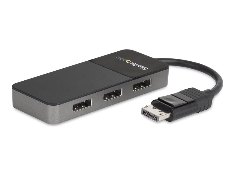 StarTech.com Hub Concentrador MST DisplayPort 1.4 de 3 Puertos 4 K - Divisor Splitter - Compatible con Windows - HDR - EDID (MST