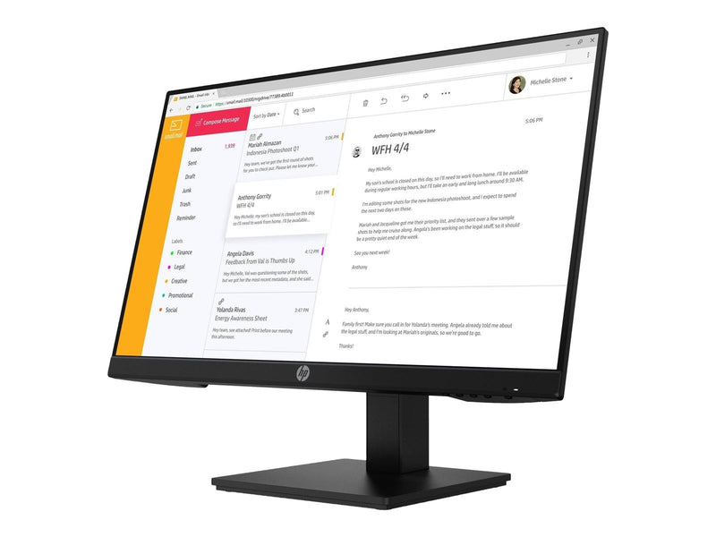 HP P24h G4 - 1920x1080 - 75Hz - IPS - Speakers