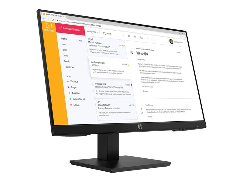 HP P24h G4 - 1920x1080 - 75Hz - IPS - Speakers
