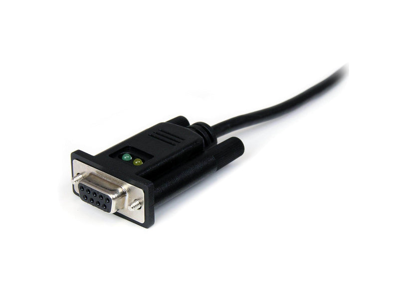 StarTech.com 1 Port USB zu Null Modem RS232 DB9 Serial DCE Adapter Kabel mit FTDI