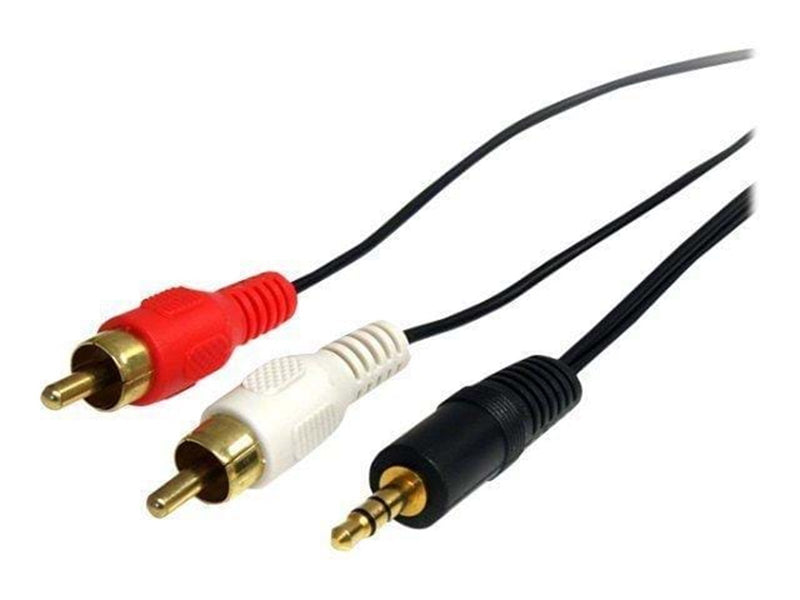 StarTech.com Stereo Audio Kabel - 3.5mm Male zu 2x RCA Male - Audiokabel
