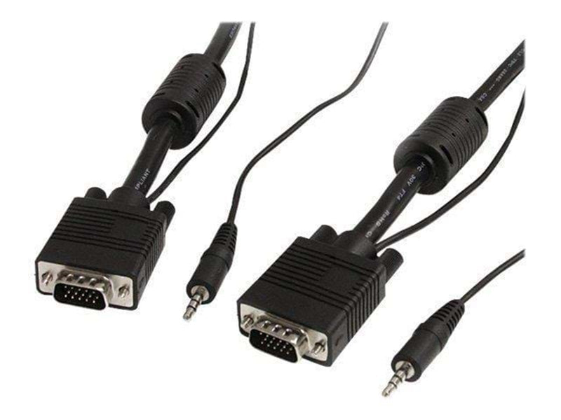 StarTech.com Coax High Resolution Monitor VGA Kabel mit Audio HD15 - Bildschirm-/Audiokabel