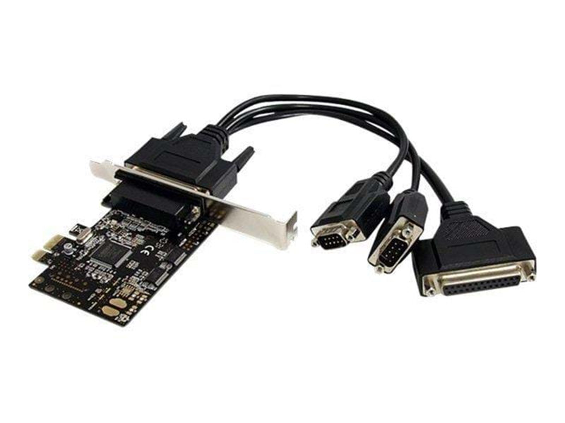 StarTech.com 2S1P PCI Express Serial Parallel Combo Card mit Breakout Kabel - parallellt/seriellt Karte