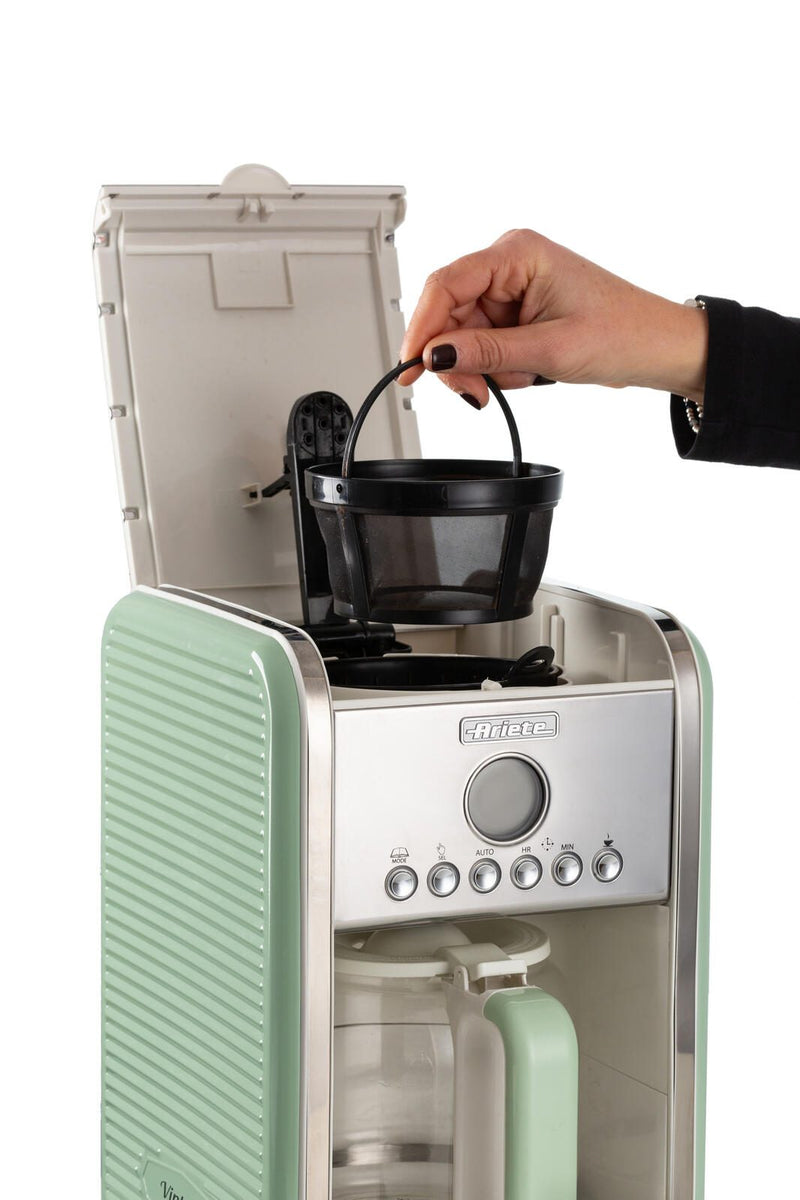 Ariete Vintage Filter-Kaffeemaschine - 1,5l - grün