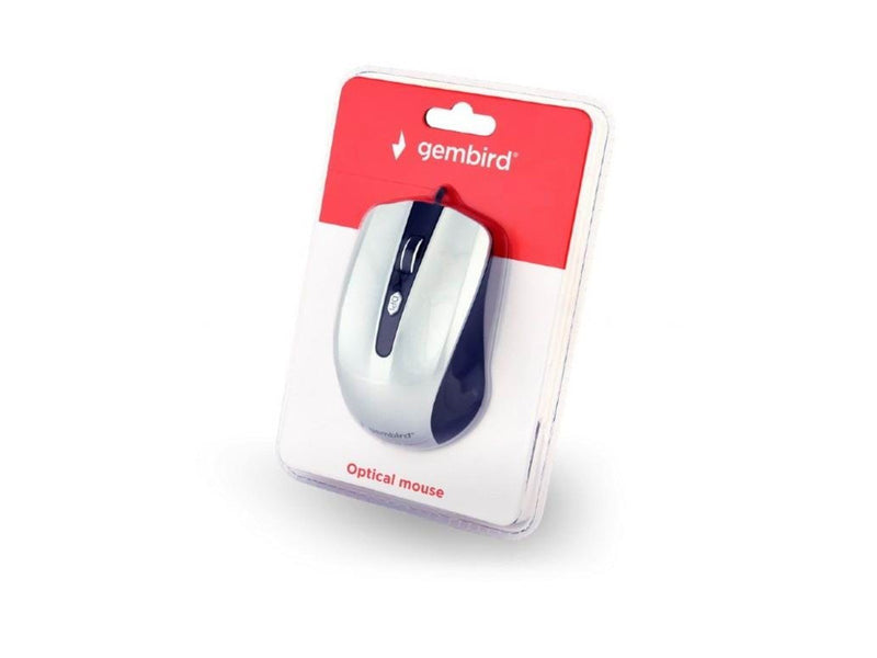 Gembird Wired optical mouse 4B-01 - Maus (Silber)