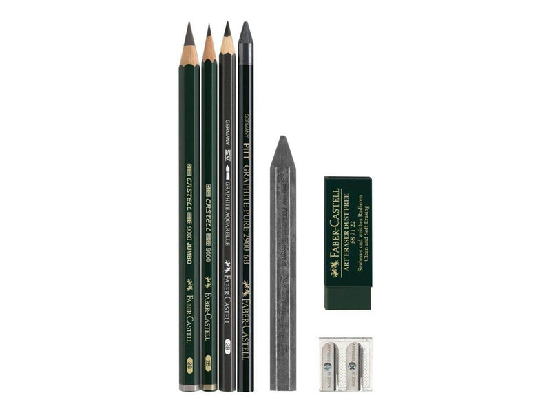 Faber Castell Faber-Castell Pitt Graphite set - crayon and pencil set - 5 pieces