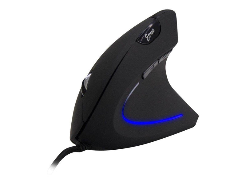 Inter-Tech Eterno KM-206WR - Vertical mouse (Schwarz)