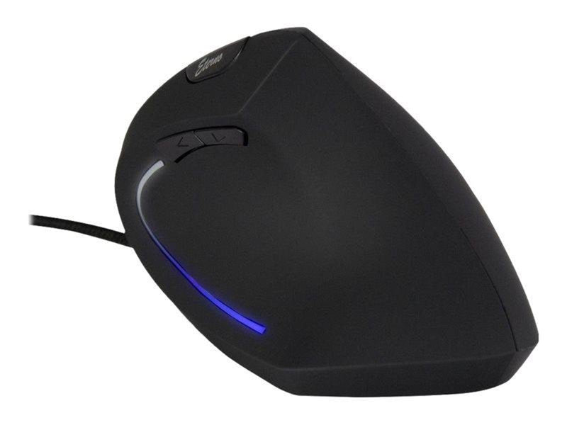 Inter-Tech Eterno KM-206WR - Vertical mouse (Schwarz)