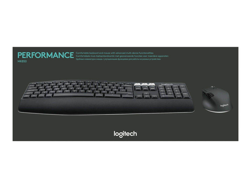 Logitech MK850 Performance - CH - Tastatur & Maus Set - Schweiz - Schwarz