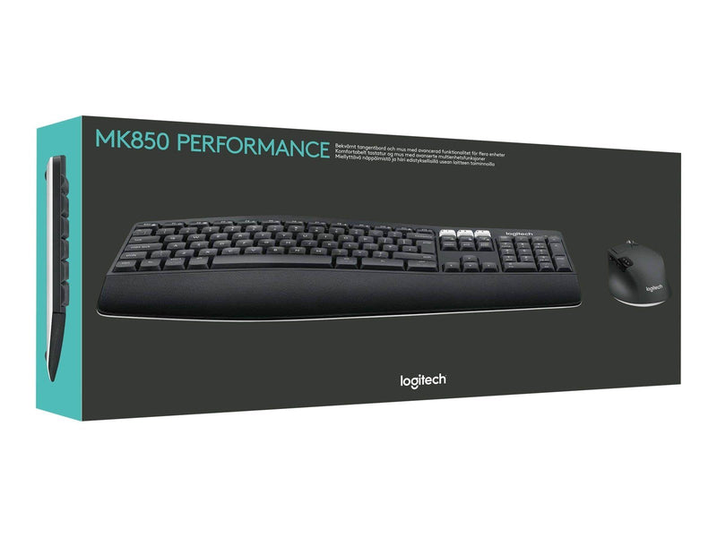 Logitech MK850 Performance - CH - Tastatur & Maus Set - Schweiz - Schwarz