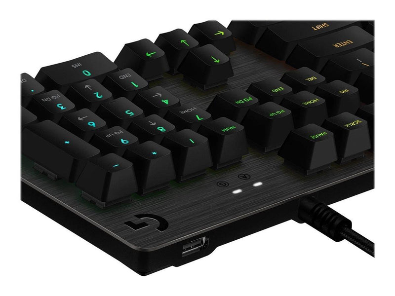 Logitech G512 Carbon GX Brown - US - Gaming Tastaturen - Universal - Schwarz