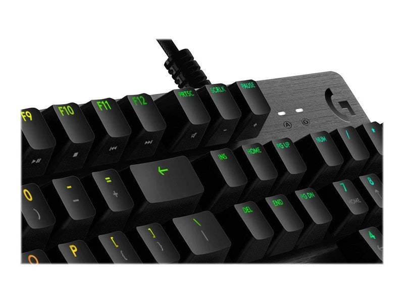 Logitech G512 Carbon GX Brown - US - Gaming Tastaturen - Universal - Schwarz