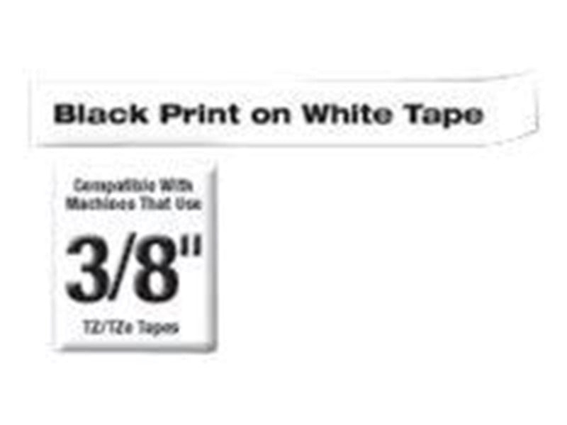 Brother TZe 221 - Black On White - Roll (0.9 cm x 8 m)