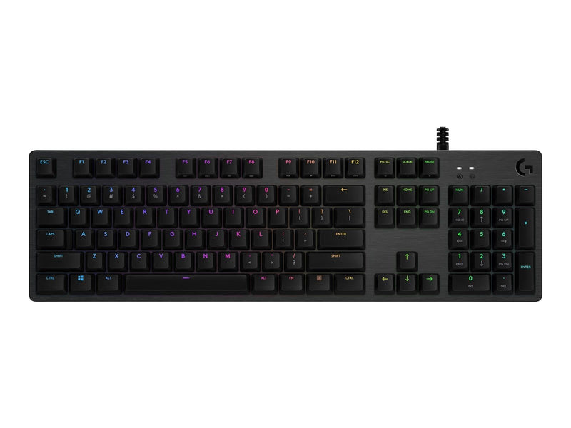 Logitech G512 Carbon GX Red - US - Gaming Tastaturen - Universal - Schwarz