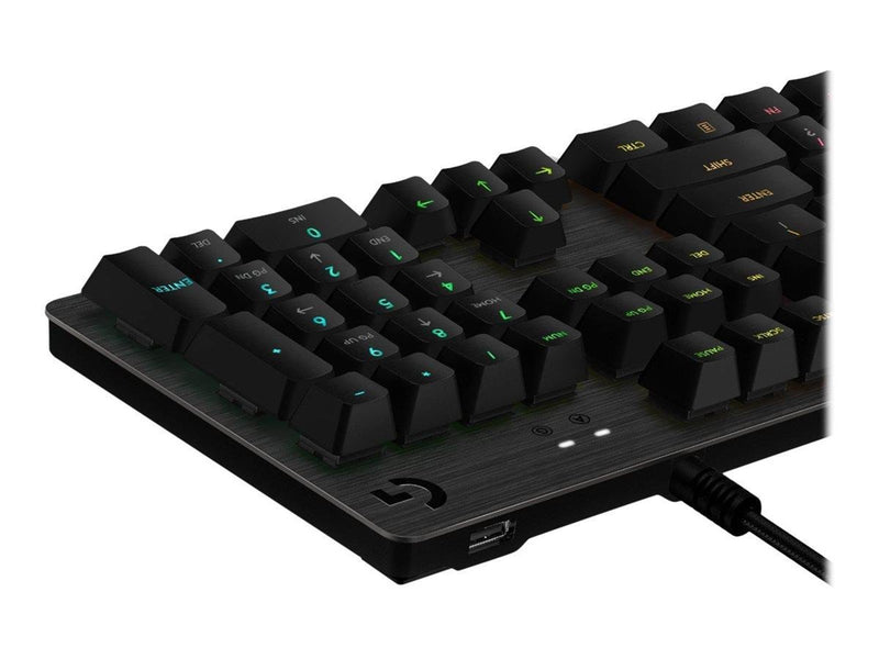 Logitech G512 Carbon GX Red - ND - Gaming Tastaturen - Nordisch - Schwarz