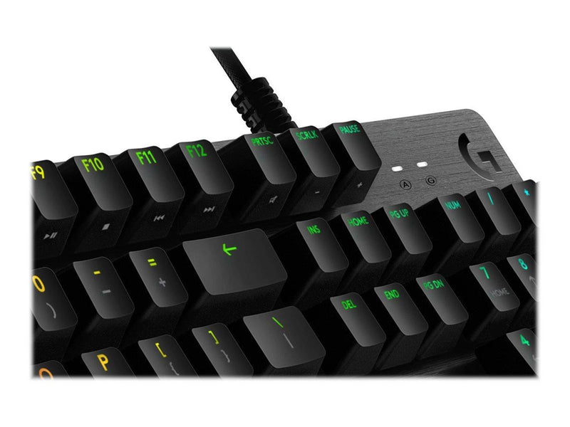 Logitech G512 Carbon GX Red - ND - Gaming Tastaturen - Nordisch - Schwarz
