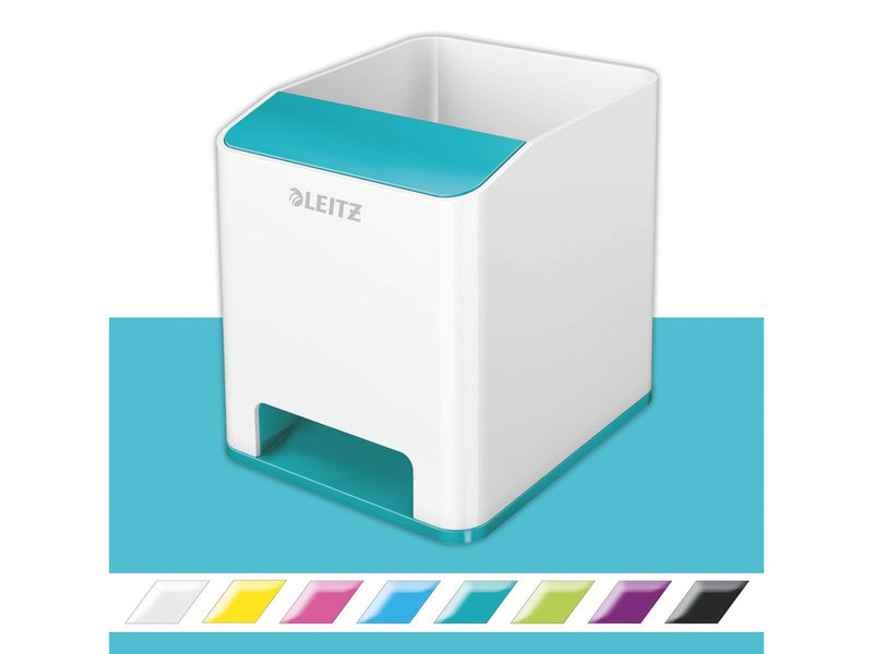 Leitz  WOW Sound Stifteköcher Duo Colour Eisblau
