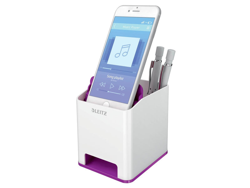 Leitz  WOW Sound Stifteköcher Duo Colour Violett