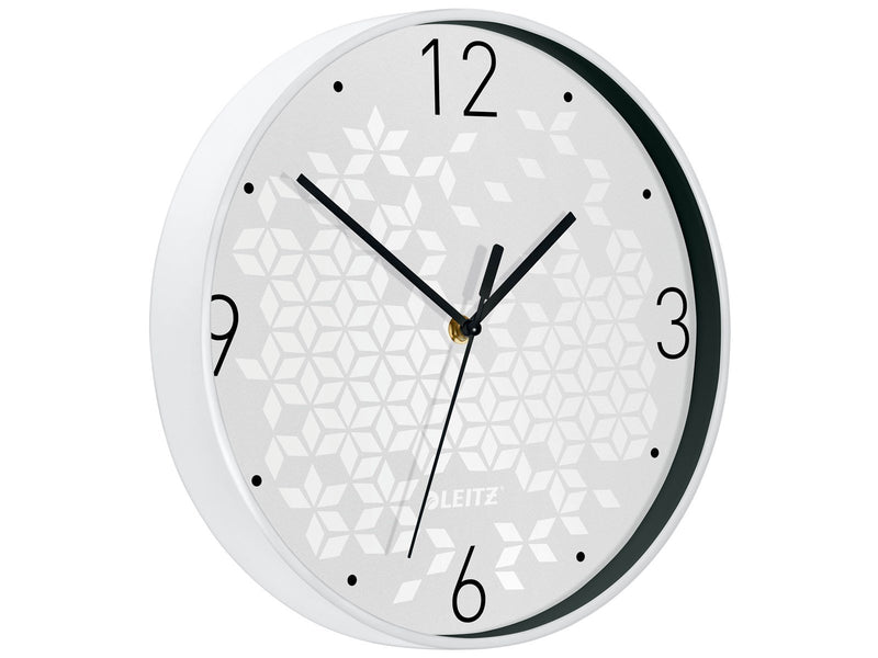 Leitz  WOW Wanduhr Weiß