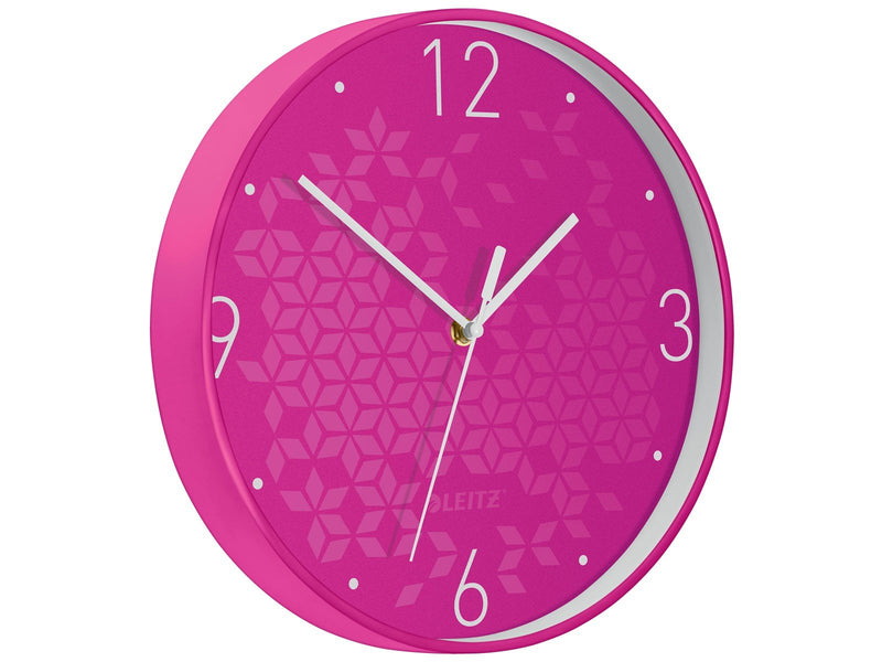 Leitz  WOW Wanduhr Pink