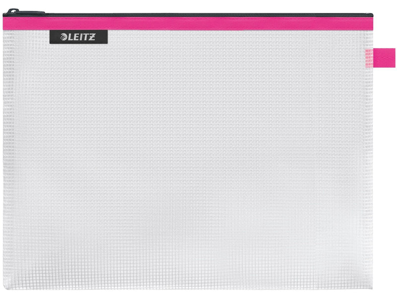 Leitz  WOW Traveller Zip-Beutel wasserabweisend L Pink