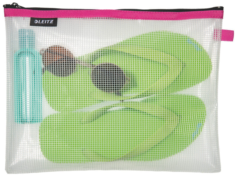 Leitz  WOW Traveller Zip-Beutel wasserabweisend L Pink