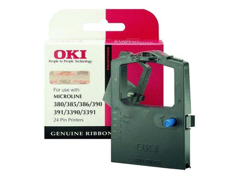 OKI ML 380/385/386 Black Ribbon - Print ribbon Schwarz
