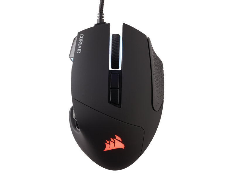 Corsair SCIMITAR RGB ELITE MMO - Black - Gaming Maus (Schwarz mit RGB)