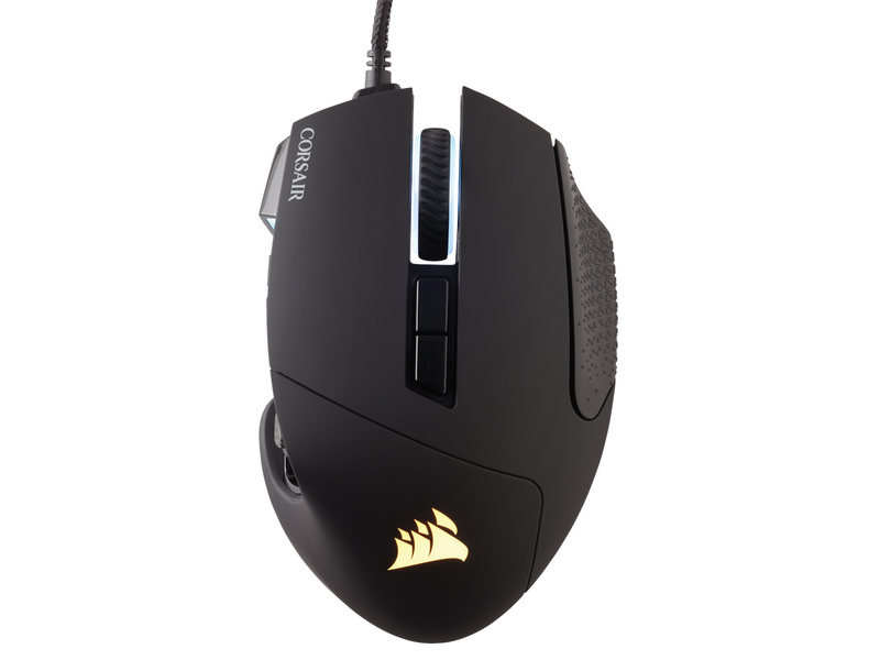 Corsair SCIMITAR RGB ELITE MMO - Black - Gaming Maus (Schwarz mit RGB)