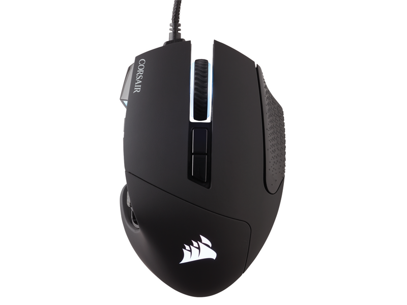 Corsair SCIMITAR RGB ELITE MMO - Black - Gaming Maus (Schwarz mit RGB)