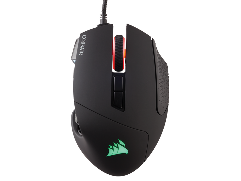 Corsair SCIMITAR RGB ELITE MMO - Black - Gaming Maus (Schwarz mit RGB)