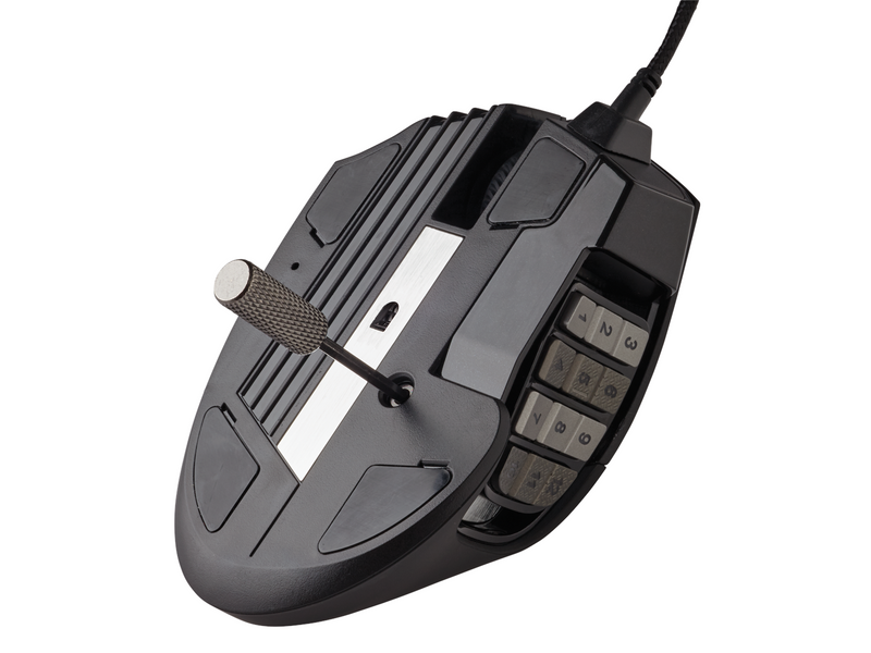 Corsair SCIMITAR RGB ELITE MMO - Black - Gaming Maus (Schwarz mit RGB)